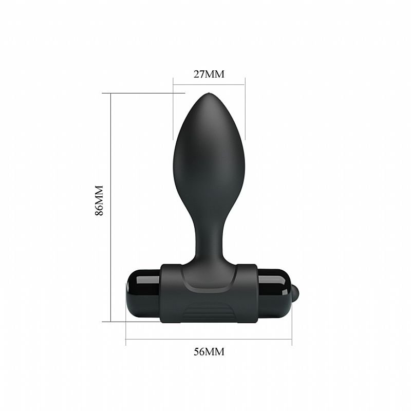 Foto do produto Plug Anal  Butt Plug com Vibrador - Pretty Love