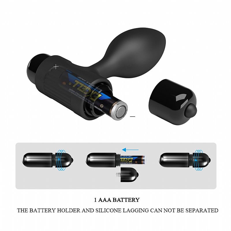 Foto do produto Plug Anal  Butt Plug com Vibrador - Pretty Love