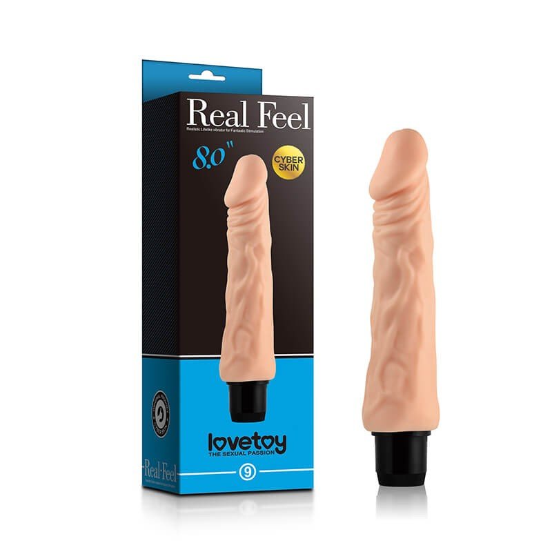 Foto do produto Pênis Real Feel em Cyberskin Com Vibro - 20x4cm