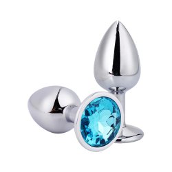 Plug  Anal Pequeno - Azul Claro