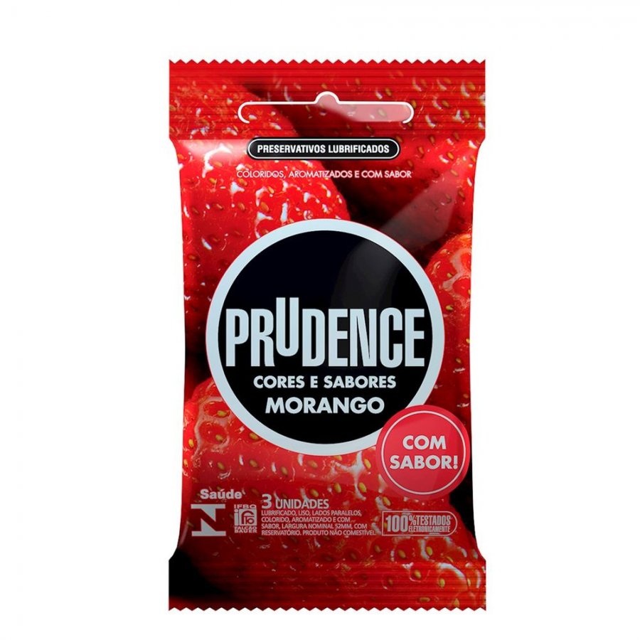 Foto do produto Preservativo Prudence Morango