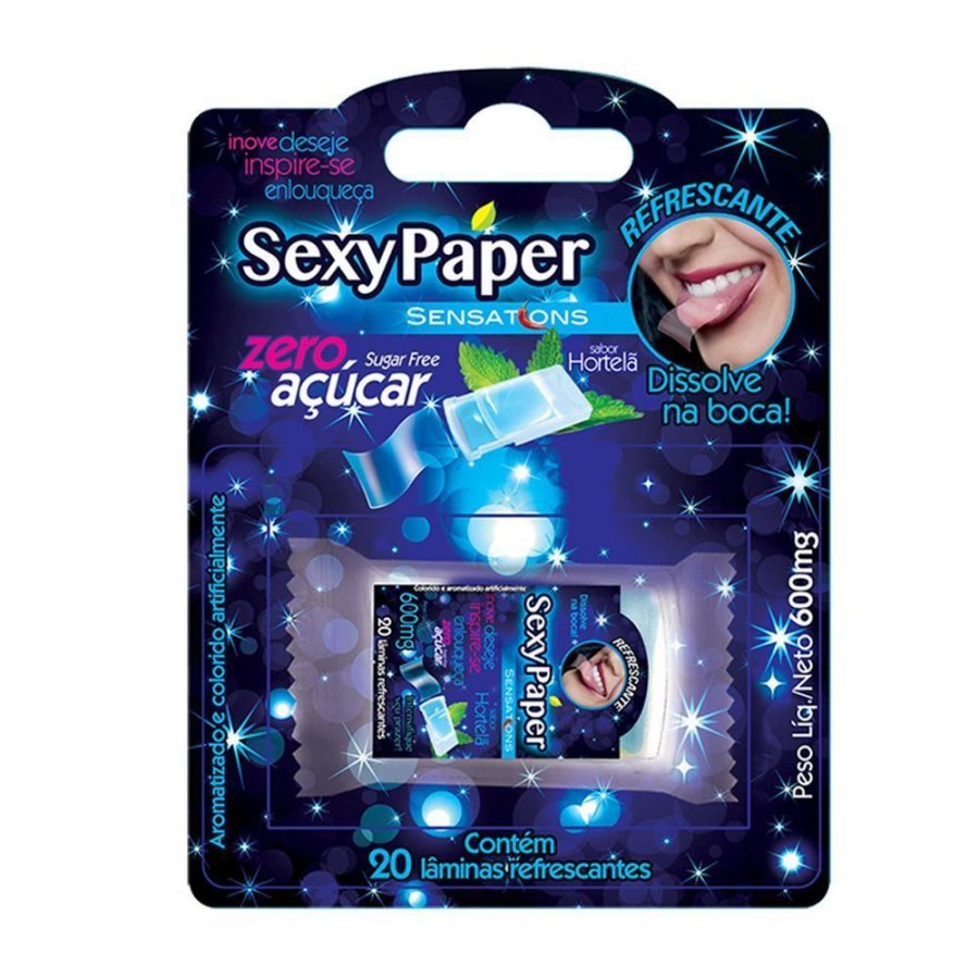Foto do produto Sexy Paper - Lâminas Refrescantes