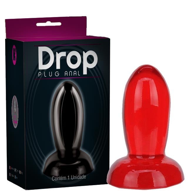 Foto do produto Plug Drop Iniciantes em Silicone 9x3,2 cm