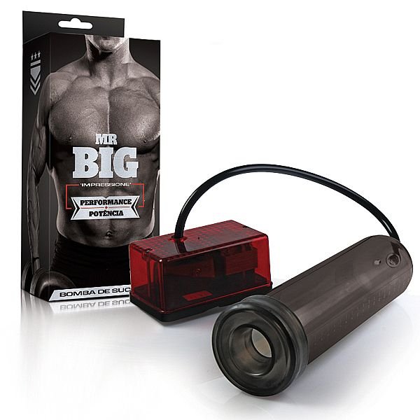 Foto do produto Bomba Peniana Mr. Big Fumê - Elétrica 110vts