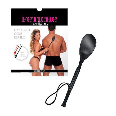 Foto do produto Chibata Média Preta - Play Girl