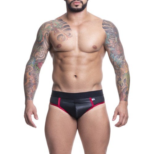 Foto do produto Jockstrap em Cirrê Preto e Vermelho