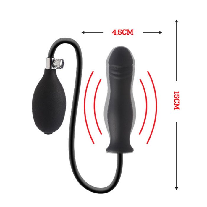 Foto do produto Dildo Inflável em Silicone - DOM