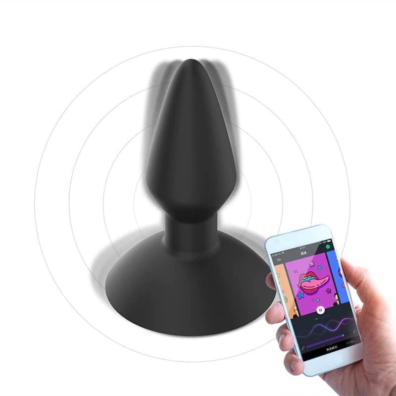 Foto do produto Plug Anal de Silicone Controlado por APP