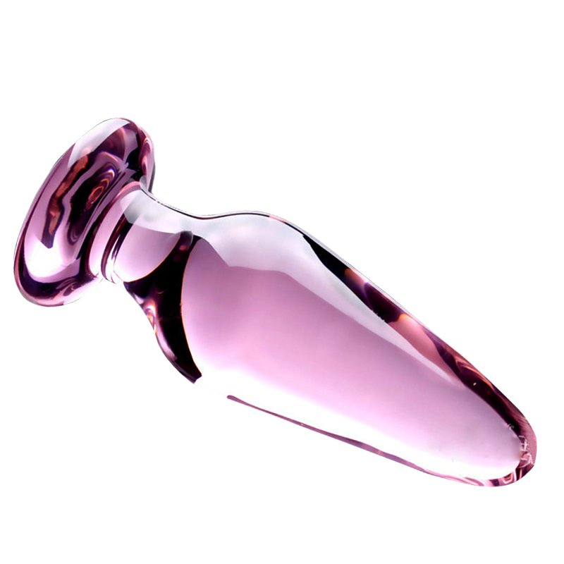 Foto do produto Plug Cônico em Vidro Rosa