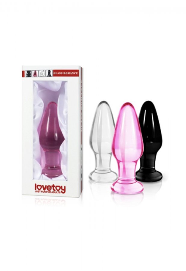 Foto do produto Plug Cônico em Vidro Rosa