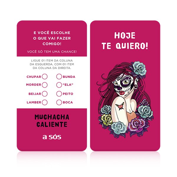 Foto do produto Excitante HOT Muchacha Caliente Morango 8g