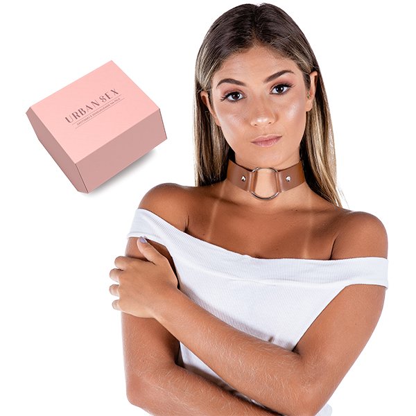 Foto do produto Gargantilha Sensual Urban Sex Camelo