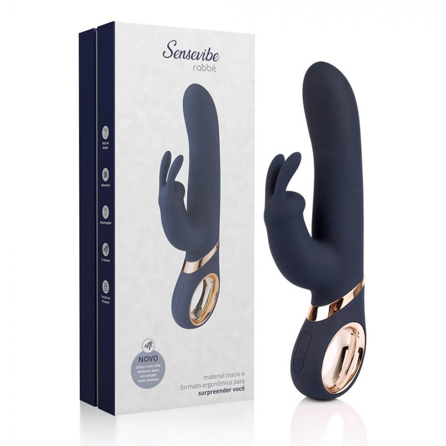 Foto do produto Sensevibe Rabbit Rotativo Silicone Premium