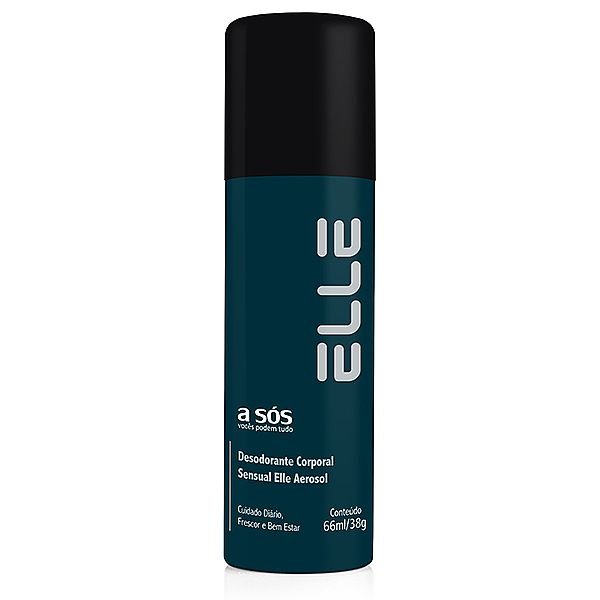 Foto do produto Desodorante Íntimo Masculino Elle - 38g/66ml