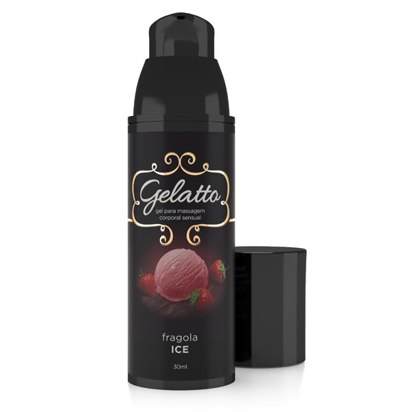 Foto do produto Lubrificante Beijável Gelatto Fragola - 30ml