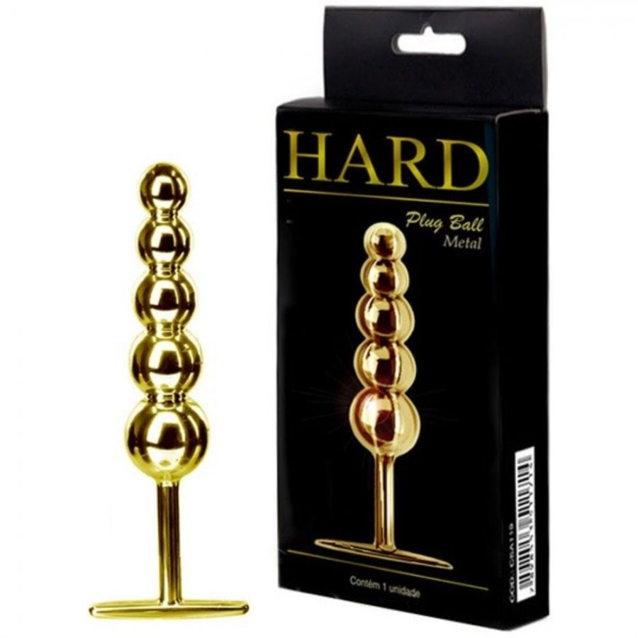 Foto do produto Plug Gradual em Metal Dourado
