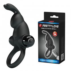 Anel Vibratório Rabbit em Silicone - 10 Modos