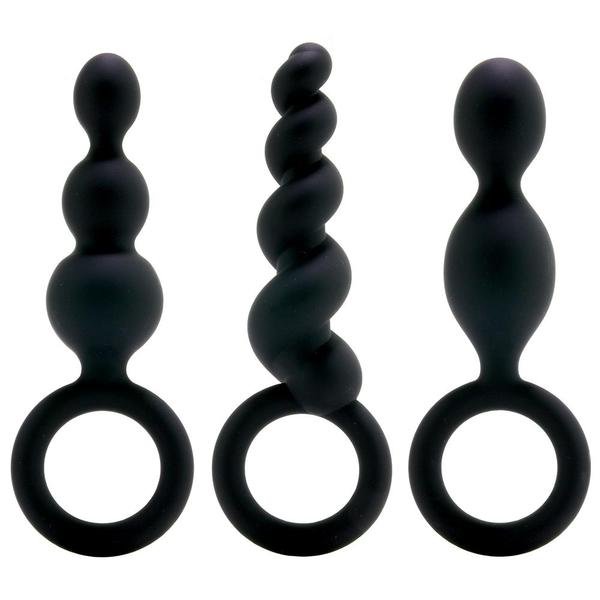 Foto do produto Satisfyer Plugs - Kit com 3 Plugs em Silicone