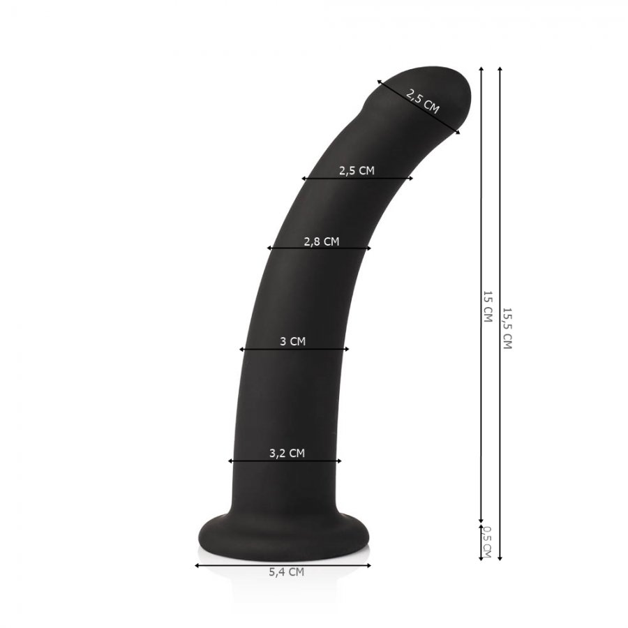 Foto do produto Cinta Confort com Dildo Fino em Silicone 15 x 2,5cm