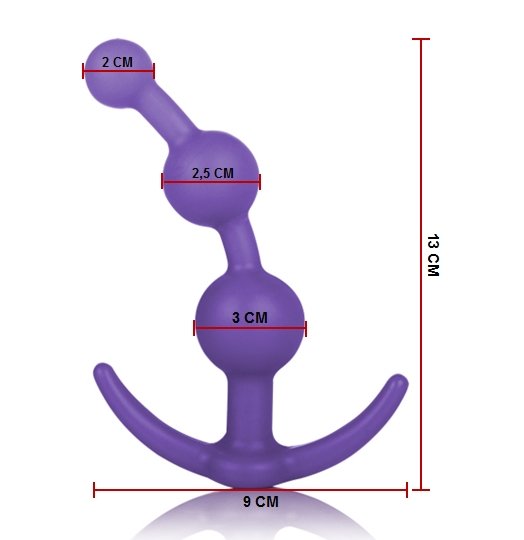 Foto do produto Plug Massageador Three Balls