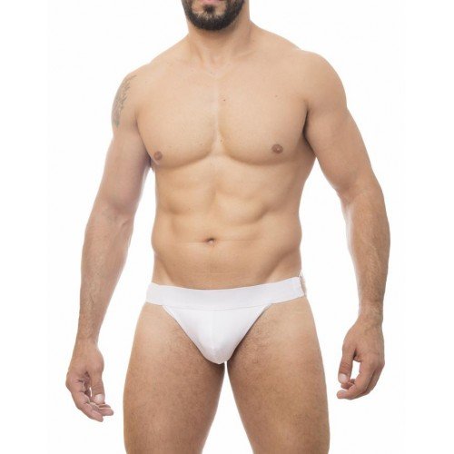 Foto do produto Jockstrap Branca com Argolas