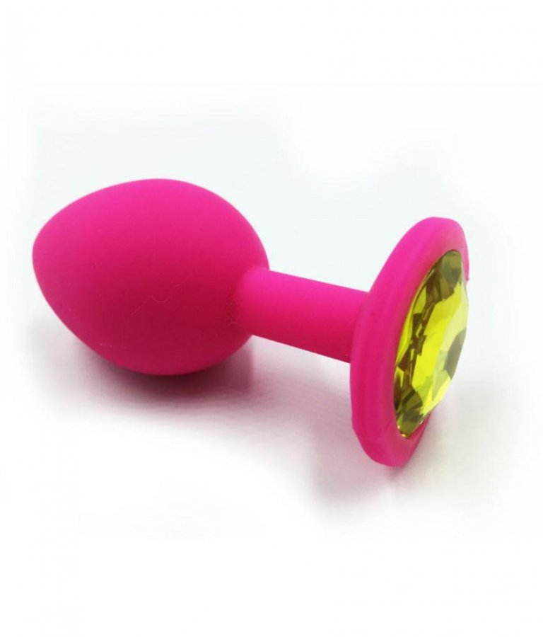 Foto do produto Plug em Silicone Pink Diamond