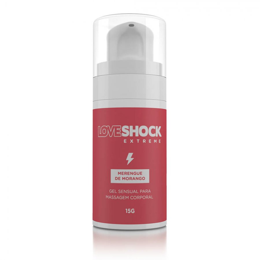 Foto do produto Vibrador Líquido Extra Forte - Merengue de Morango