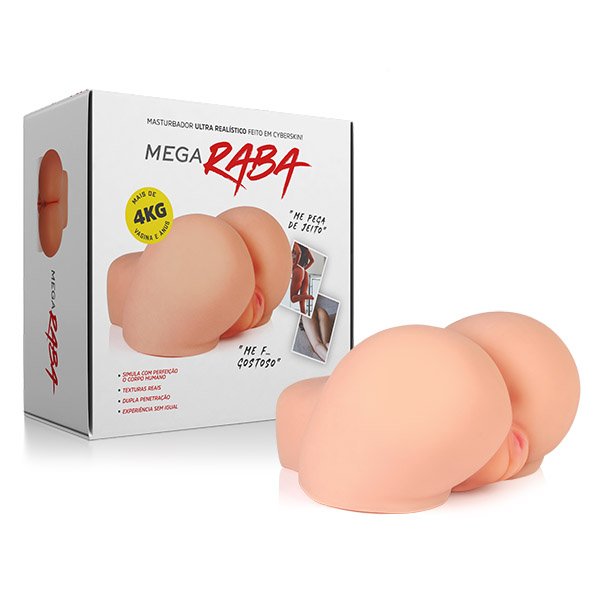 Foto do produto MEGA RABA - Bunda Realística 4kg