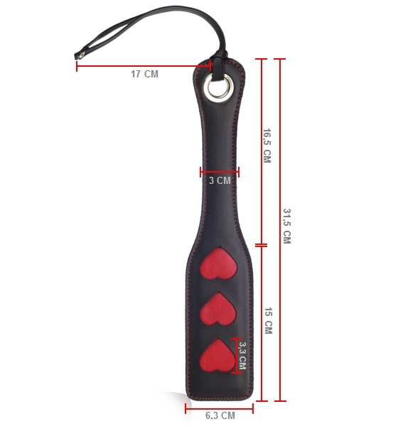 Foto do produto Palmatória em Couro Heart