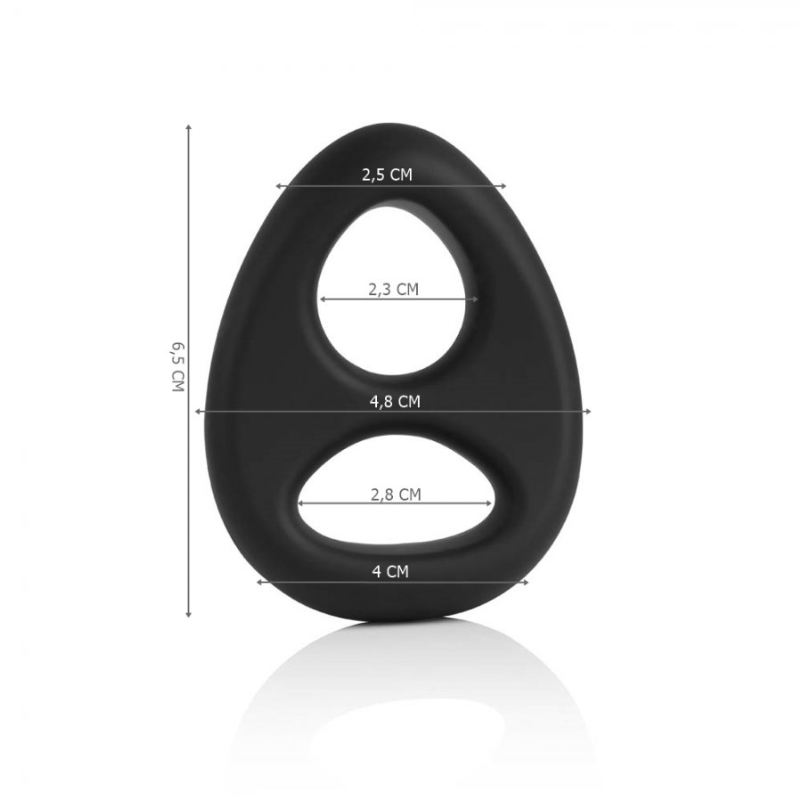 Foto do produto Anel Peniano Duplo em Silicone