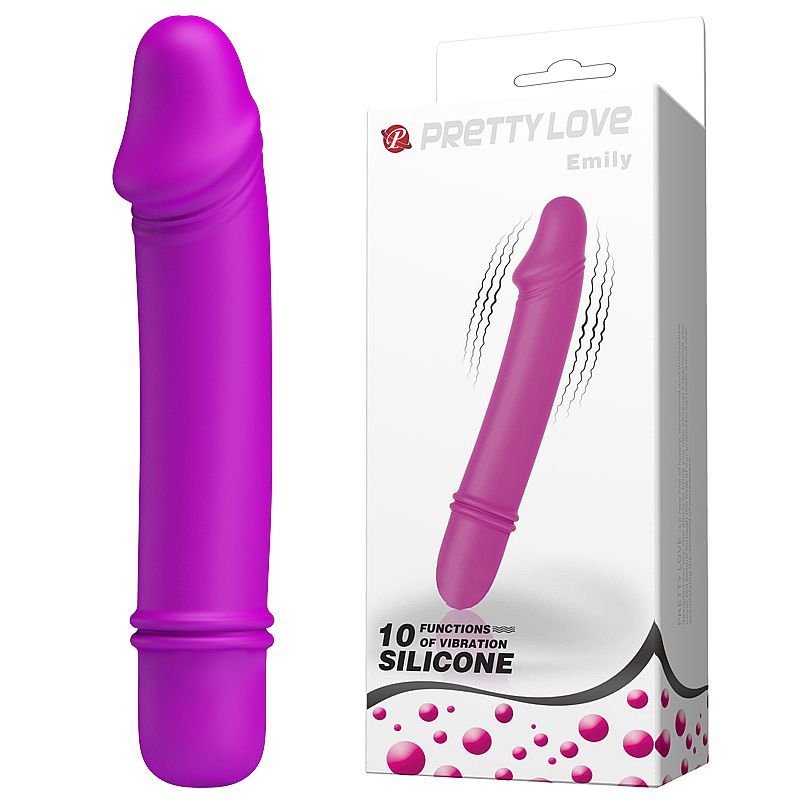 Foto do produto Mini Vibrador em Formato de Pênis - 10 Modos