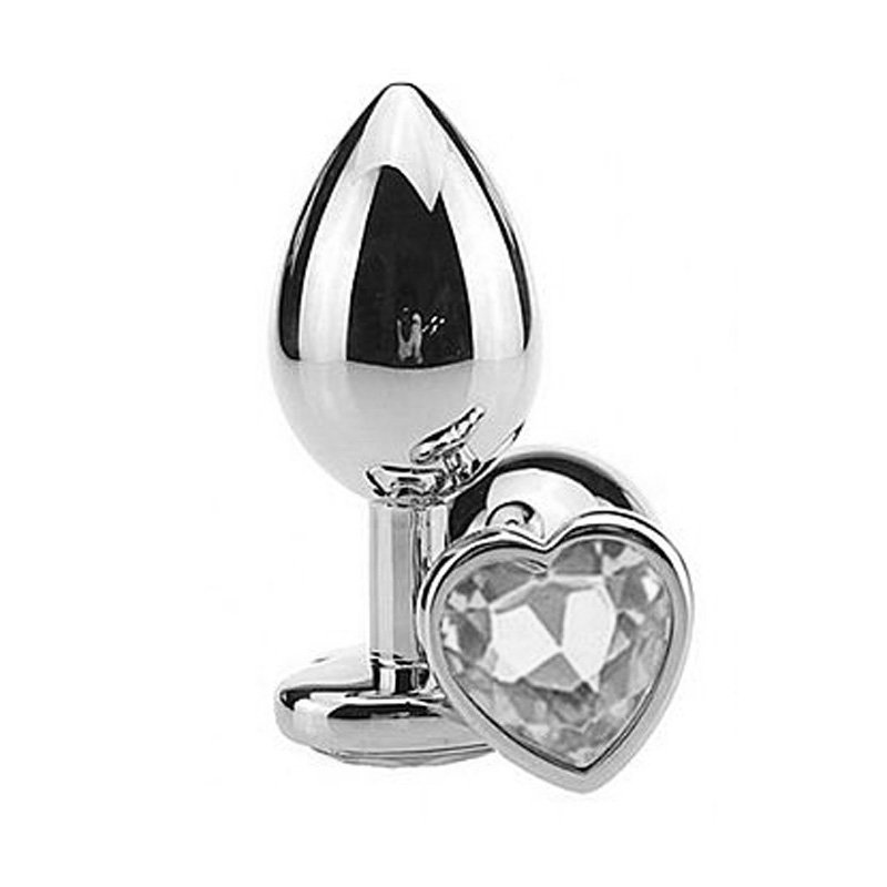 Foto do produto Plug Anal  Pequeno de Coração - Cristal
