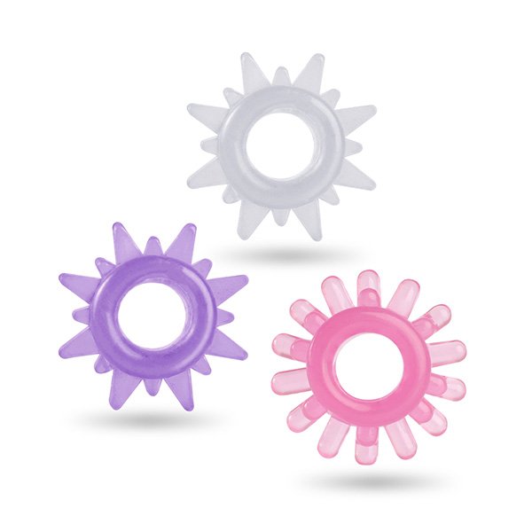 Foto do produto Kit com 3 Anéis Penianos