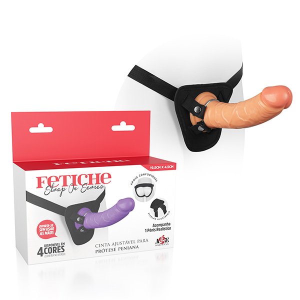 Foto do produto Cinta Ajustável com Pênis - 19,5x4,5cm