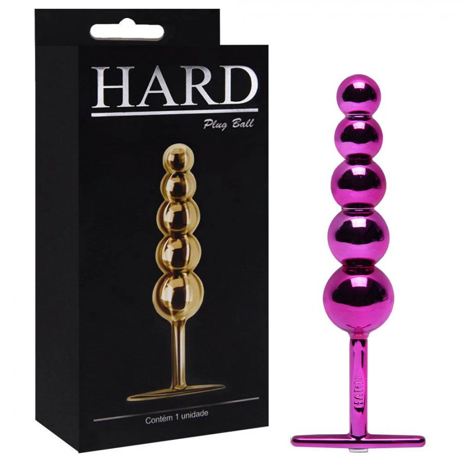 Foto do produto Plug Ball Gradual em Metal - Pink