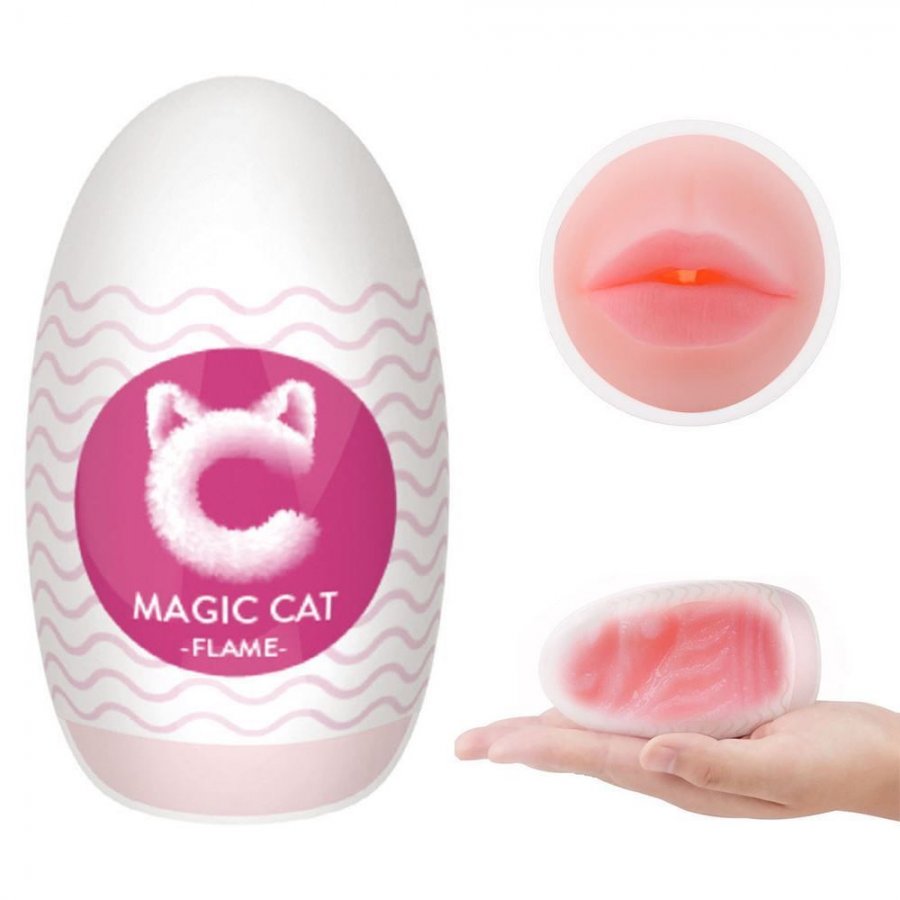 Foto do produto Masturbador Egg em Cyberskin - Boca