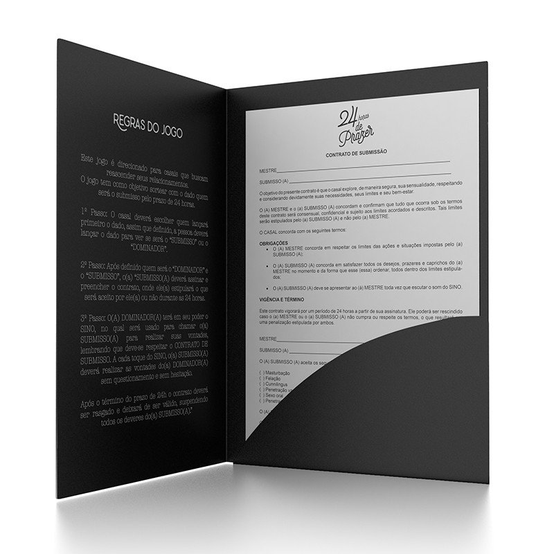 Foto do produto Jogo da Submissão - Contrato 24hrs de Prazer