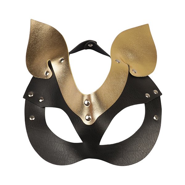 Foto do produto Máscara Sensual Preto com Dourado