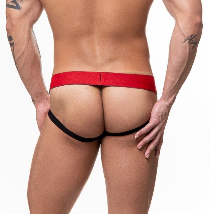 Foto do produto Jockstrap Preta com Vermelho