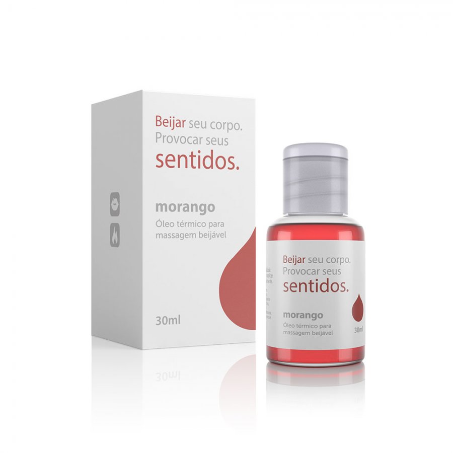 Foto do produto Sentidos Hot - Morango 30ml