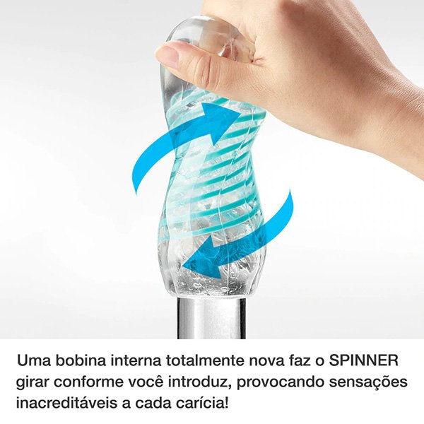 Foto do produto Tenga Spinner Brick - Masturbador Giratório!