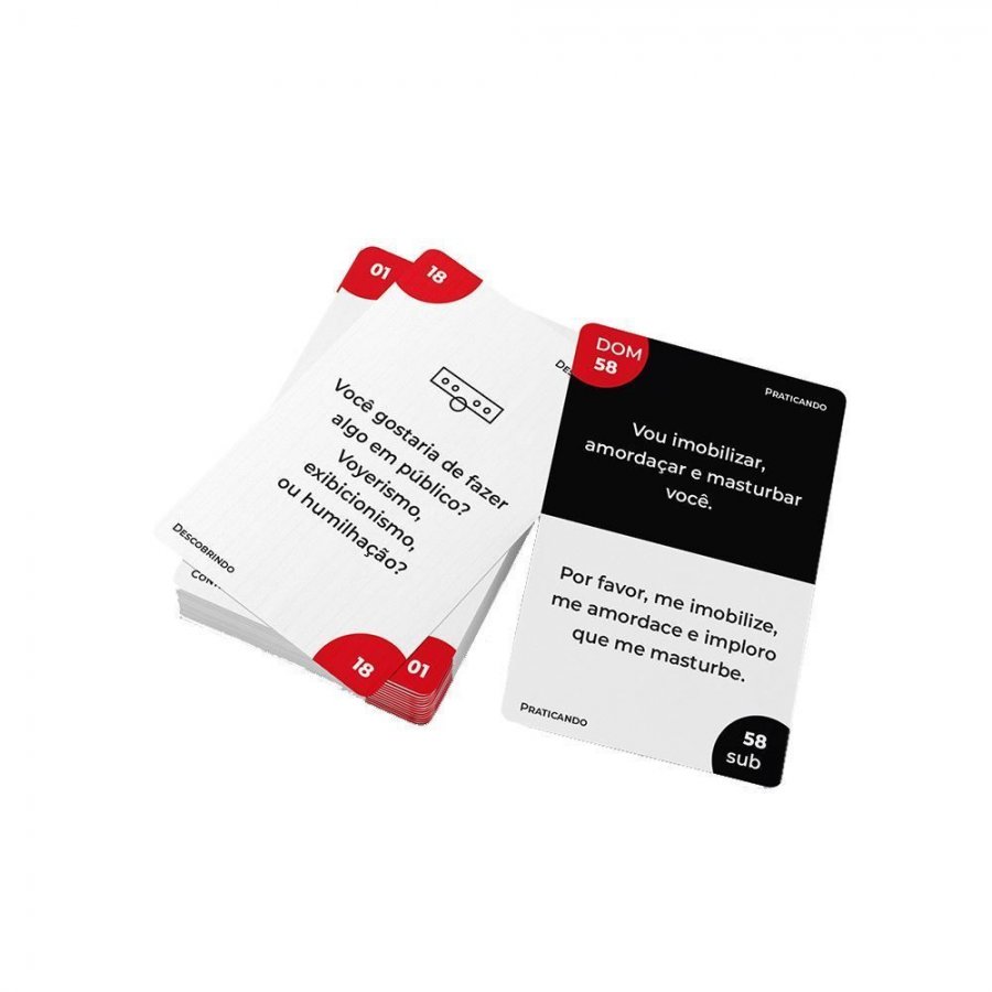 Foto do produto Jogo Introdução ao BDSM - 91 Cartas