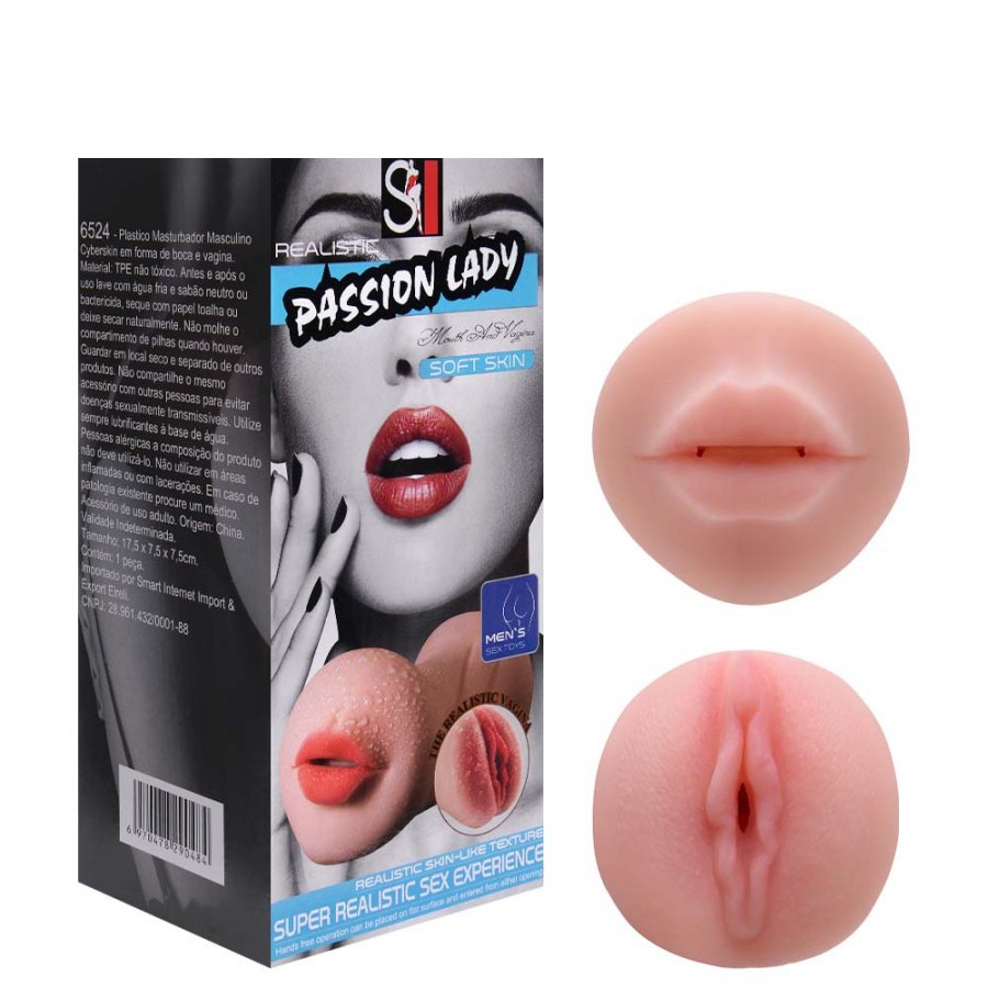 Foto do produto Masturbador 2 Entradas: Boca + Vagina