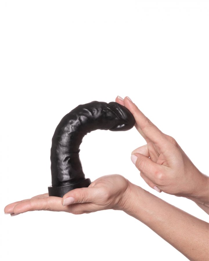 Foto do produto Pênis Leonardo em Cyberskin Preto 18x4cm