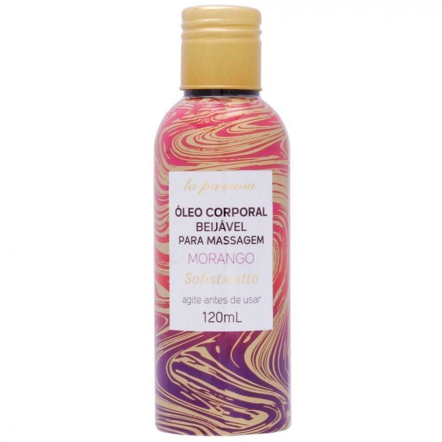 Foto do produto Óleo Beijável de Massagem - Morango 120ml