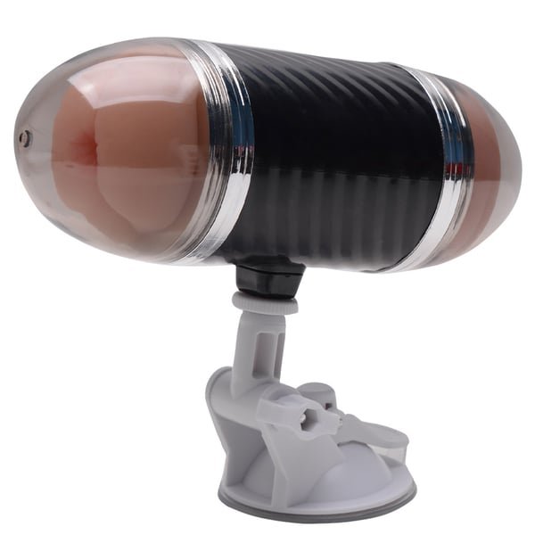 Foto do produto Masturbador Double Vagina e Ânus com Ventosa