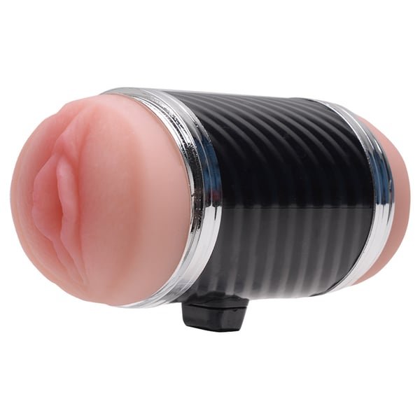 Foto do produto Masturbador Double Vagina e Ânus com Ventosa