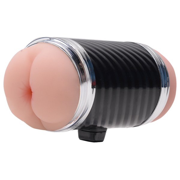 Foto do produto Masturbador Double Vagina e Ânus com Ventosa