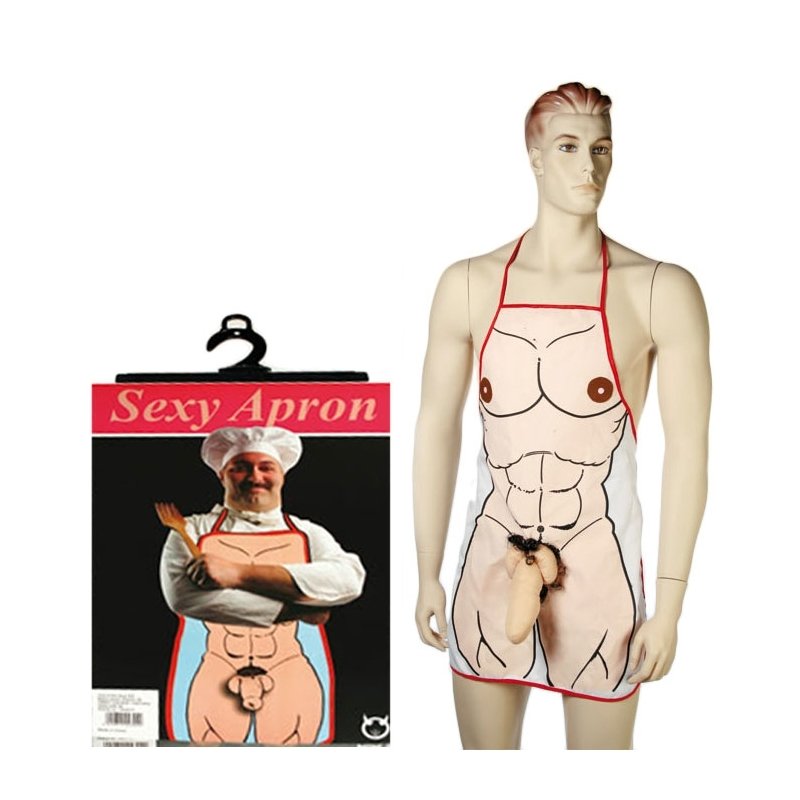 Foto do produto Avental Erótico Brincadeira Corpo Masculino