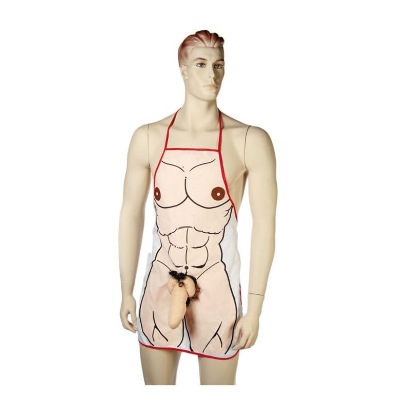 Foto do produto Avental Erótico Brincadeira Corpo Masculino